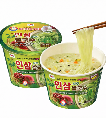 인삼 부추 쌀국수 사골맛 / (1개입 / 18개입 1박스)